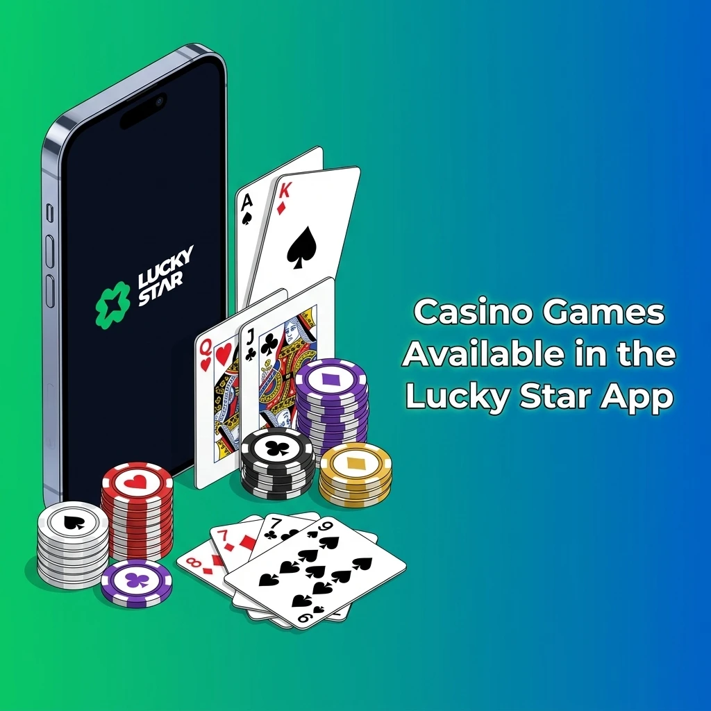 Lucky Star app casino games including slots, live roulette, Teen Patti, Andar Bahar, and crash games on iOS