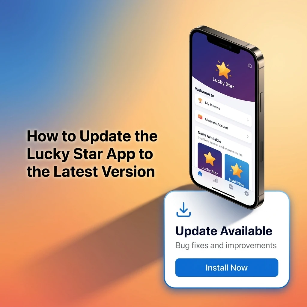 Lucky Star app updates automatically when opened, no manual download needed for latest features and security improvements