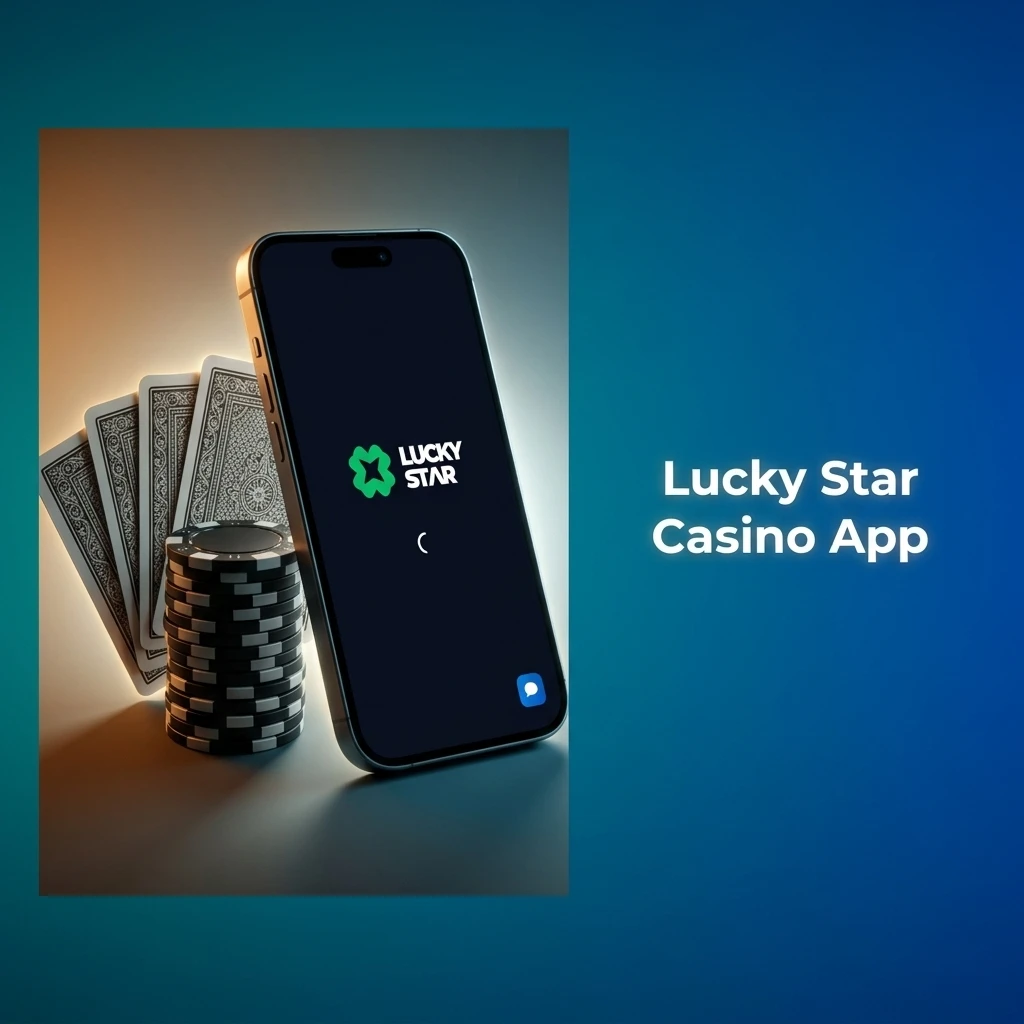 Lucky Star Casino app showcasing slots, live dealer tables, and casino games from Pragmatic Play, Evolution Gaming, and NetEnt