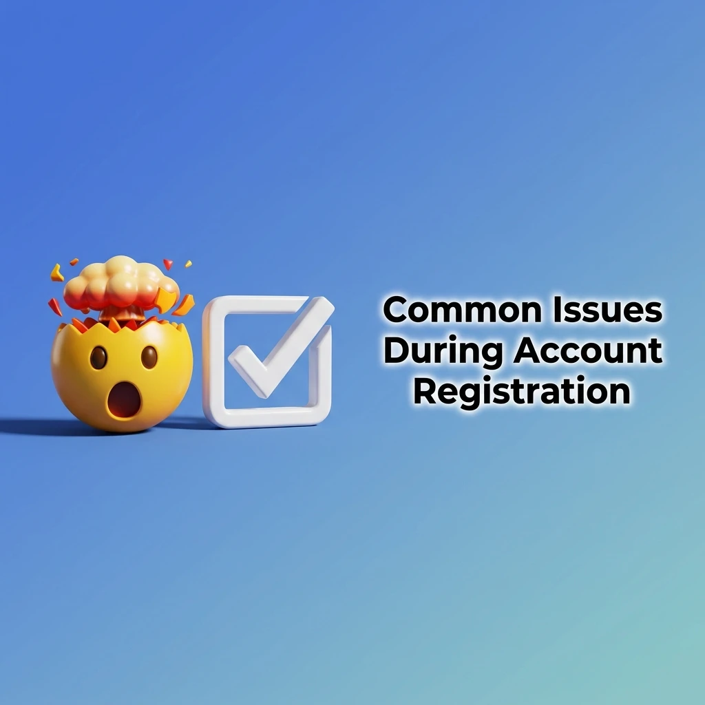 Troubleshooting common account registration issues including email verification, KYC upload errors, and form submission fixes