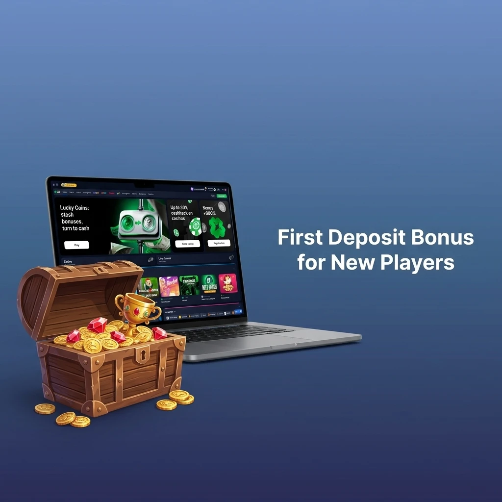 Lucky Star first deposit bonus offering 500% match plus 100 free spins with INR 500 minimum deposit requirement