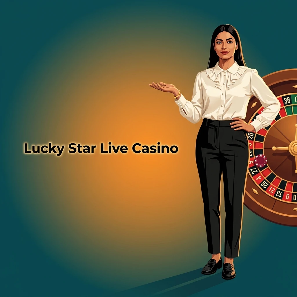 Lucky Star Live Casino with professional dealers streaming HD blackjack, roulette, baccarat, Andar Bahar and Teen Patti 24/7