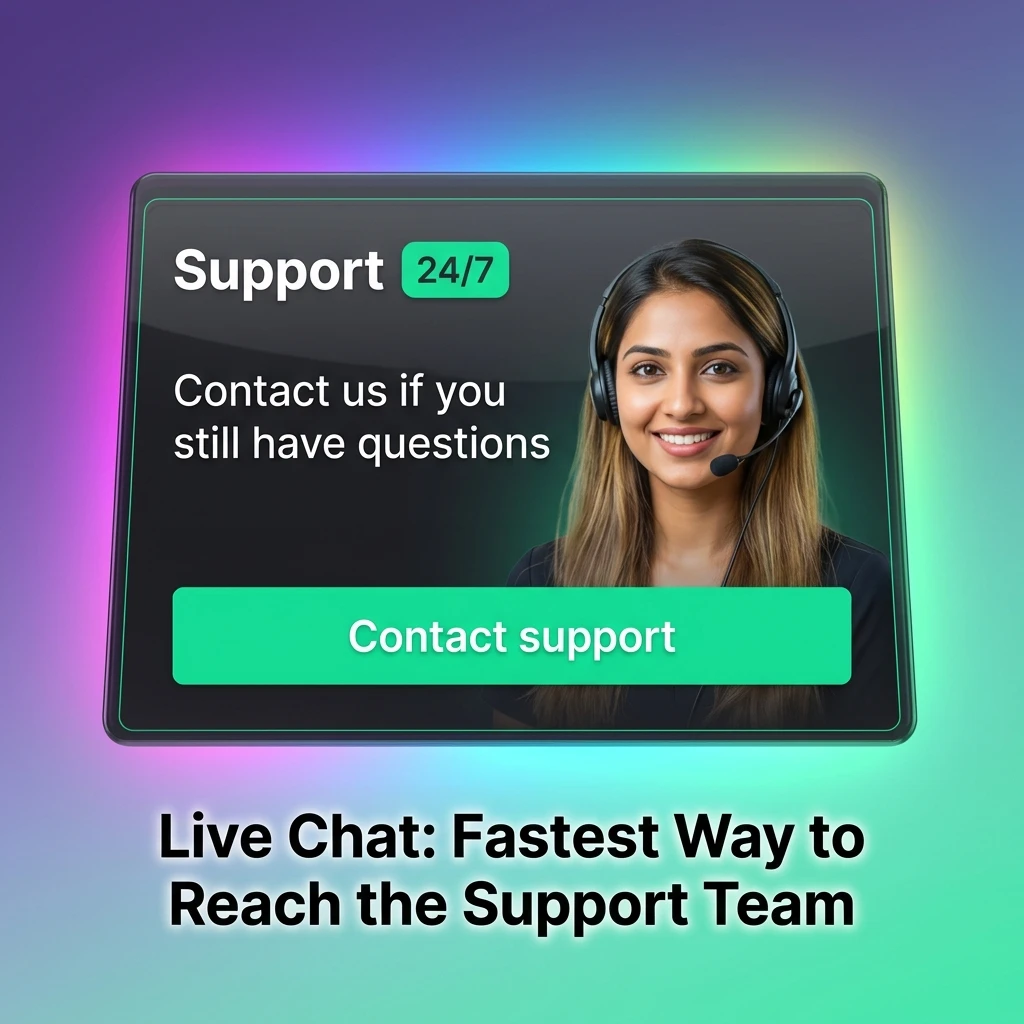 Lucky Star live chat support available 24/7 for deposits, bonuses, login issues and gameplay queries via website or app
