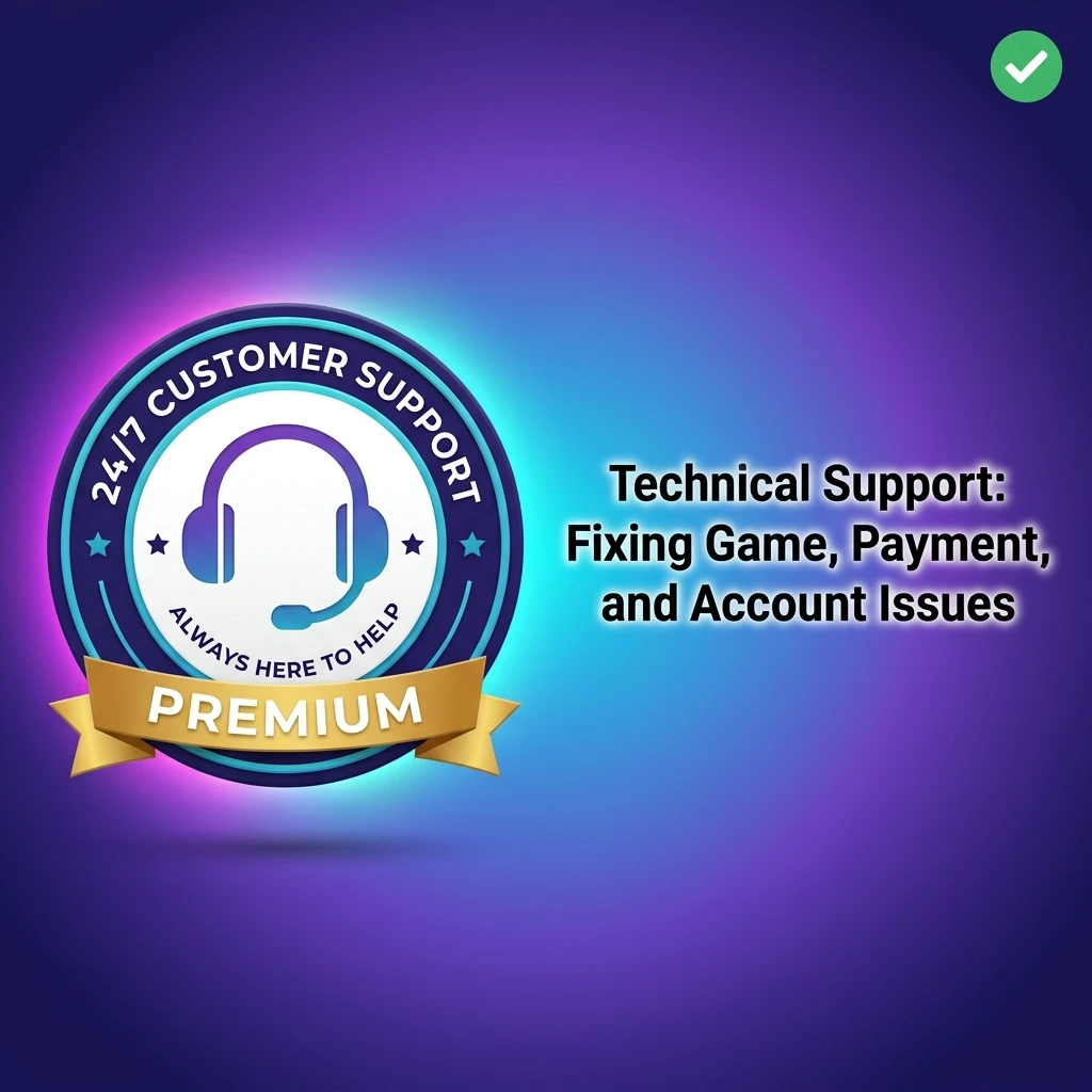 Technical support team helping resolve game loading, payment failures, login errors, and app issues on gaming platform