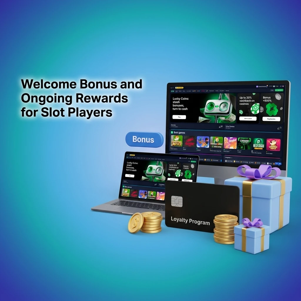 Lucky Star casino welcome bonus up to 500% match plus 100 free spins and ongoing rewards for slot players