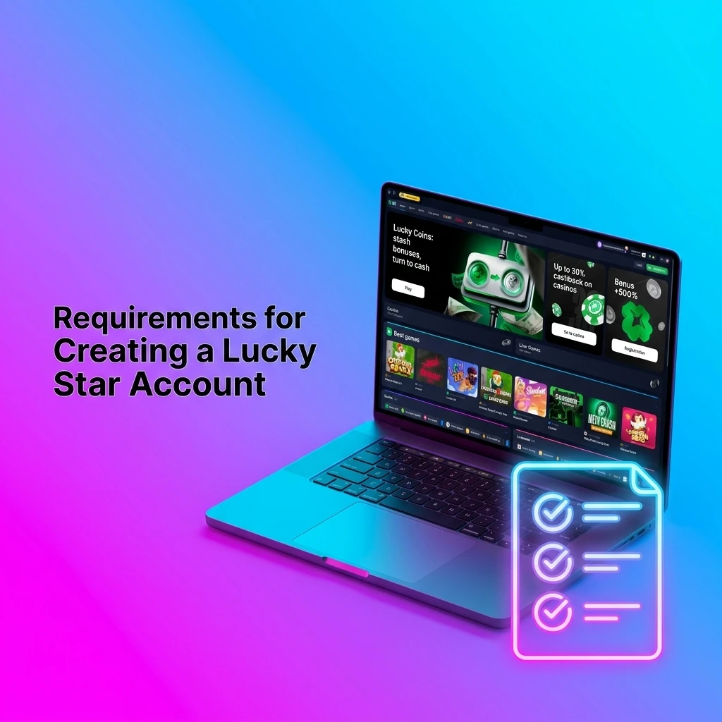 Lucky Star account registration requirements including age limit, identity documents, and eligibility conditions for Indian players