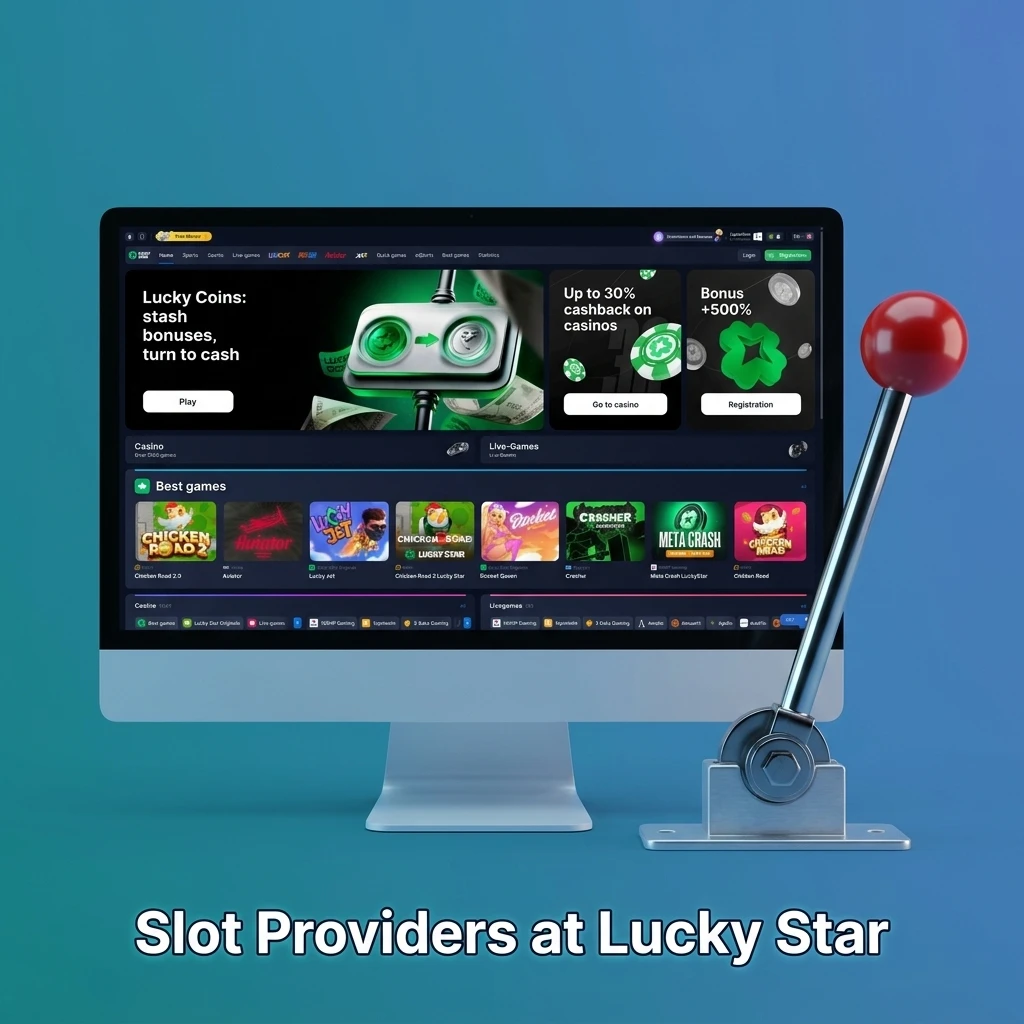 Lucky Star slot providers including Pragmatic Play, NetEnt, Microgaming and Play'n GO offering 50+ software partnerships